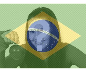 coloque bandeira do brasil ao lado sua foto online