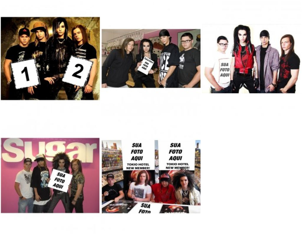 Fotomontagens com os Tokio Hotel
