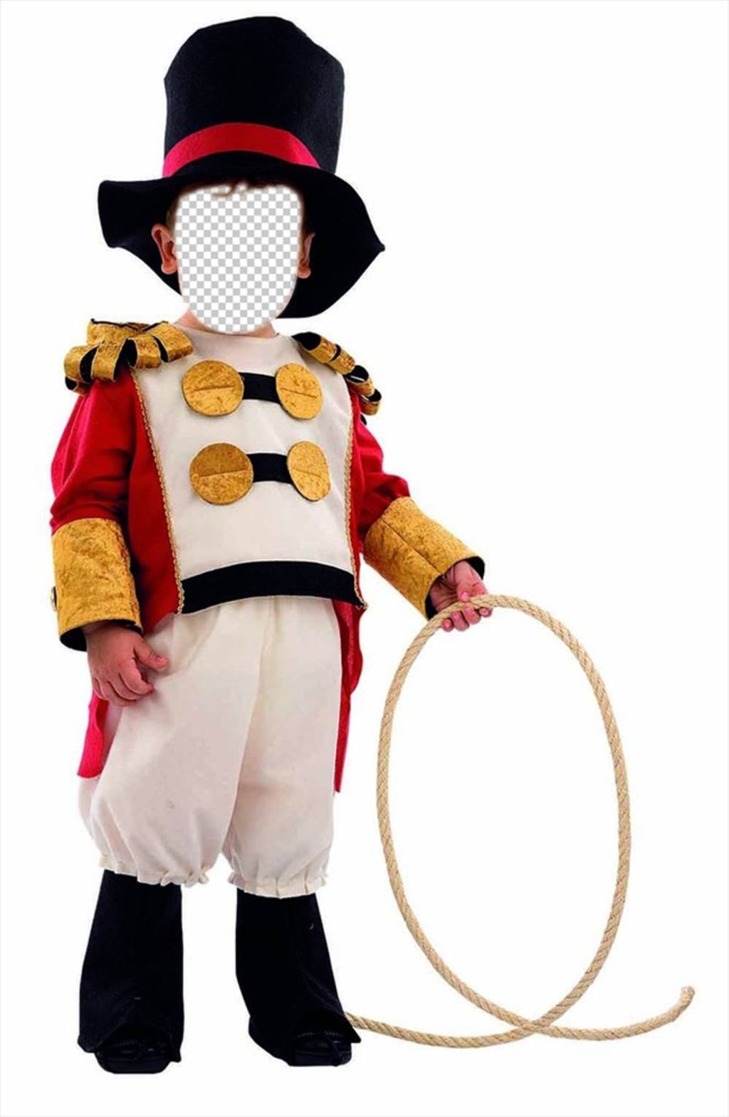 Crianças fotomontagem de domador de circo para editar ..