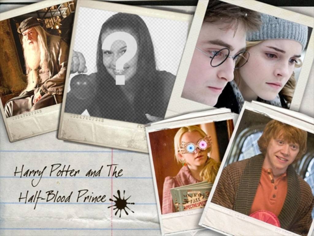 Coloque sua foto ao lado dos protagonistas do filme Harry Potter: Hermione Granger, Rony Weasley... ..