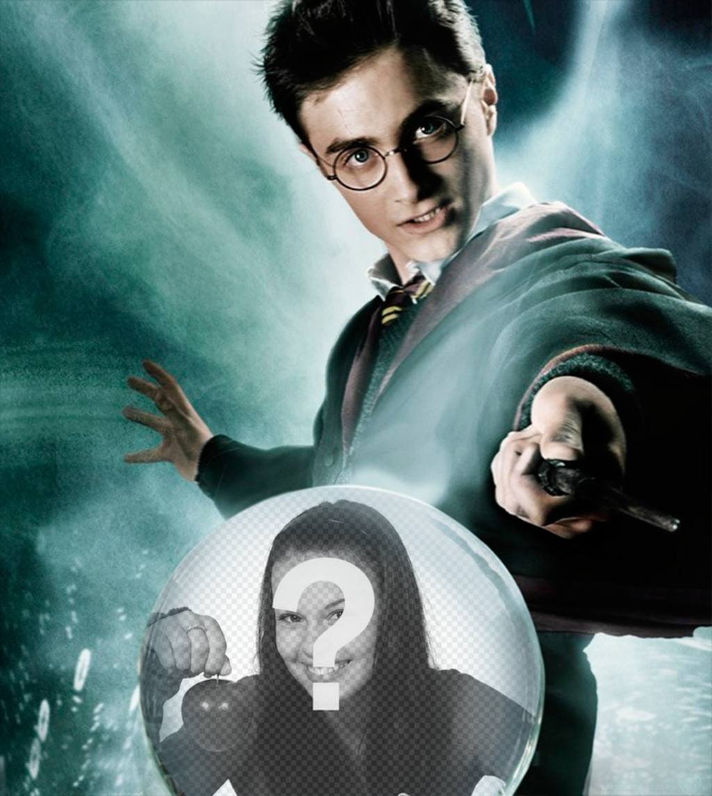 Fotomontagem de Harry Potter com um ..