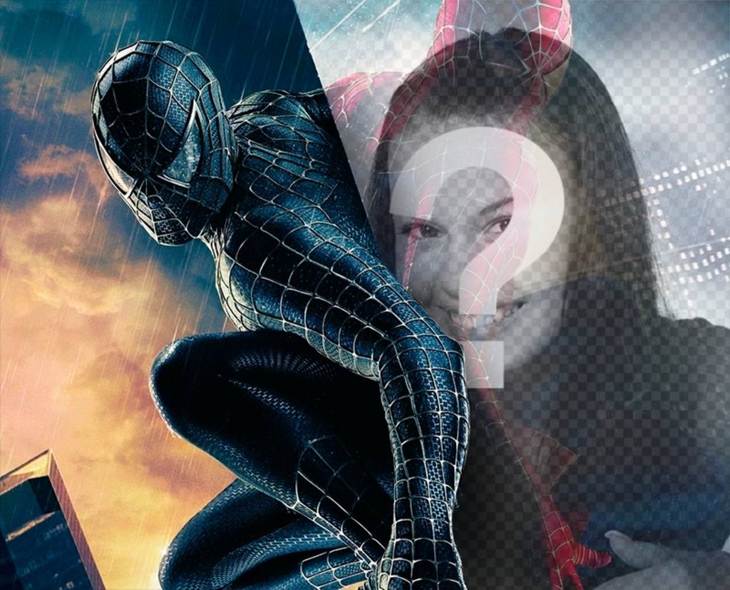 Fotomontagem para colocar sua foto no reflexo do Spiderman ..