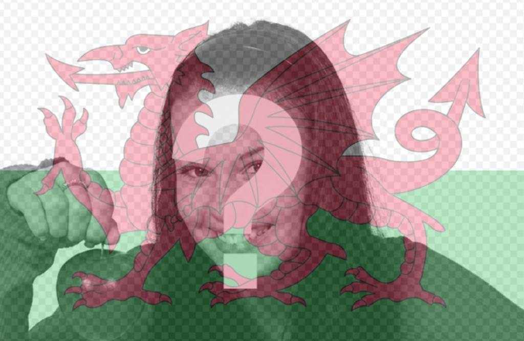 Coloque a bandeira do País de Gales em suas fotos como um ..