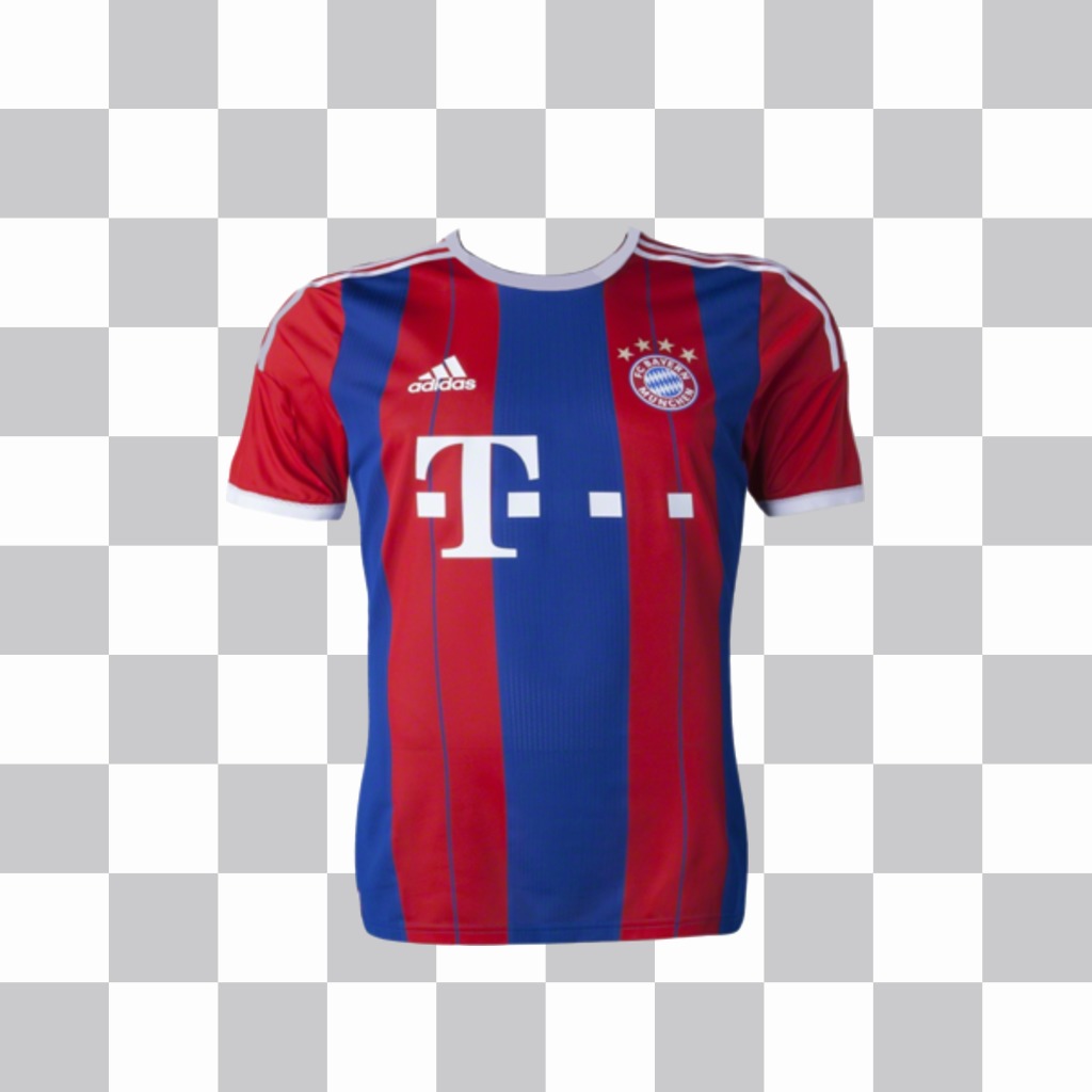 Etiqueta de uma T-shirt Bayern Munich ..