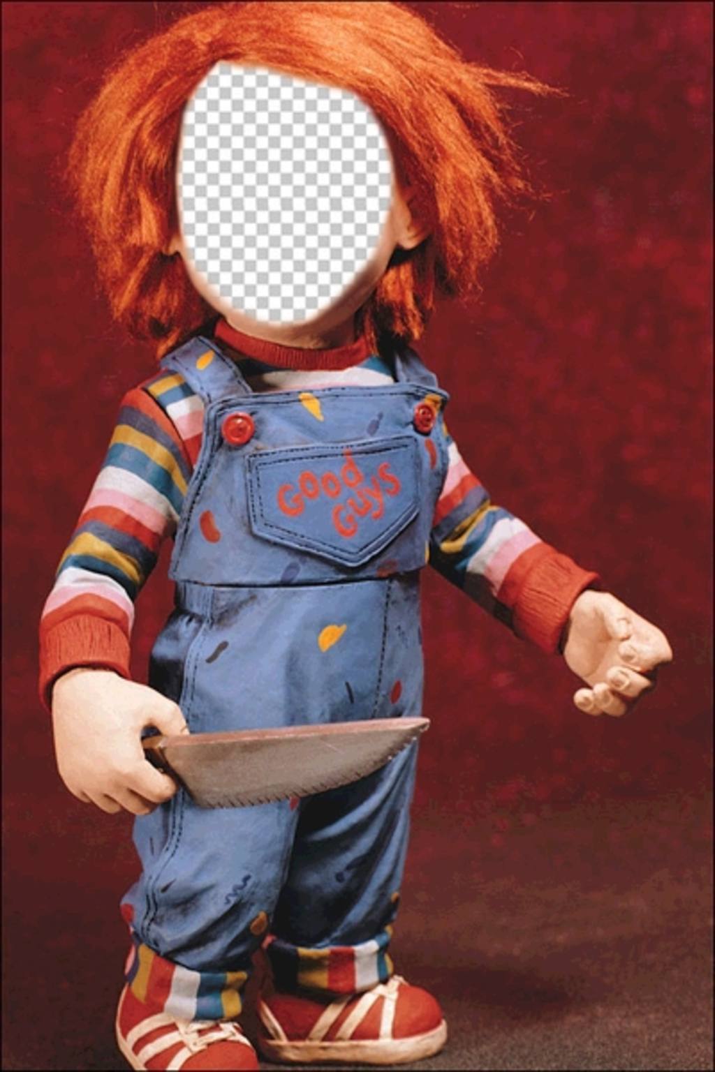 Fotomontagem de Chucky para colocar seu rosto ..