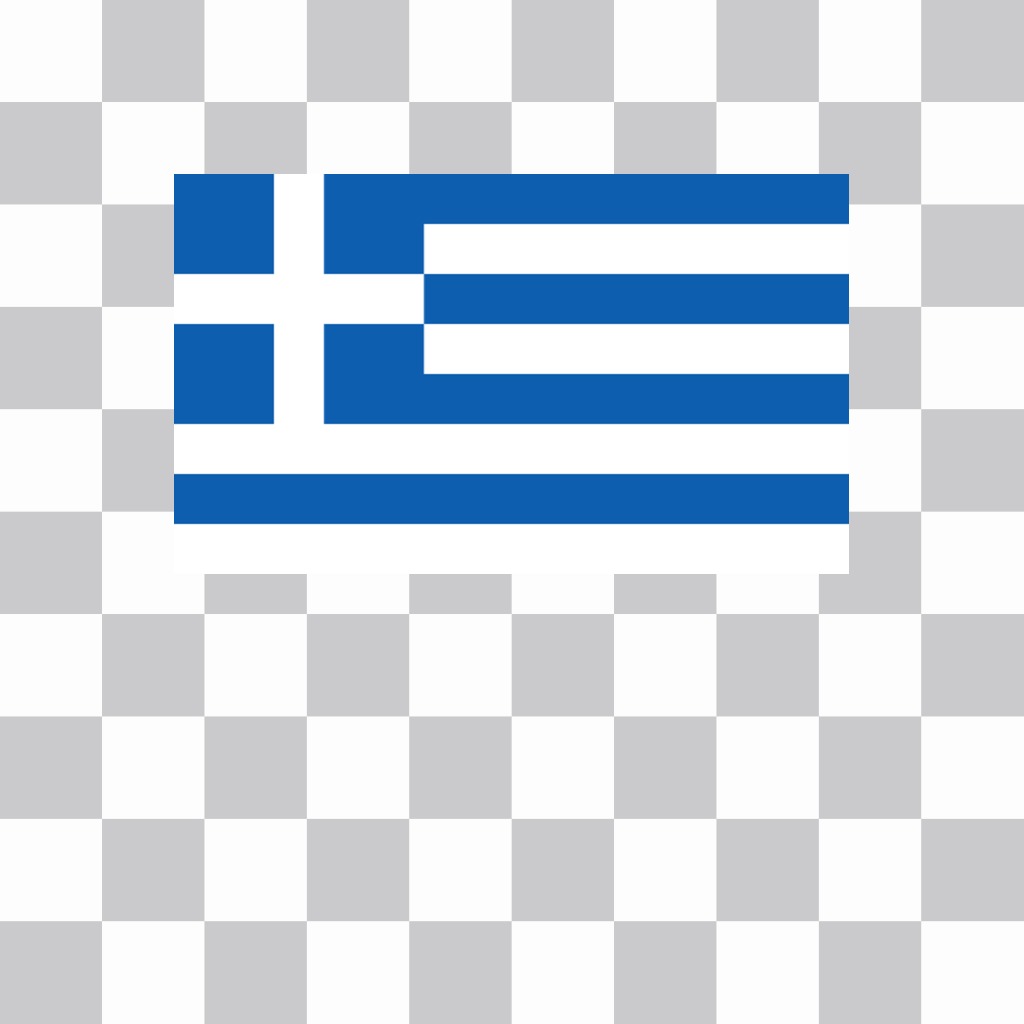 Etiqueta da bandeira Grécia para colocar em suas..