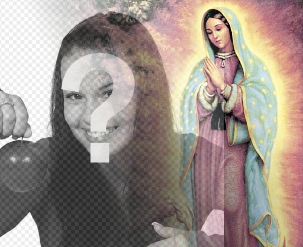 Fotomontagens com imagens da Virgem de Guadalupe ..