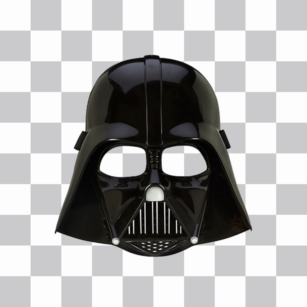 Etiqueta da máscara de Darth Vader para colocar em suas fotos ..