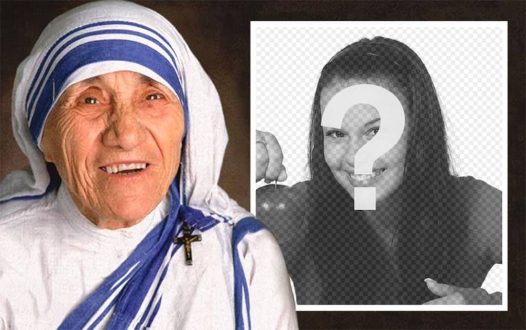 Efeito foto de Madre Teresa de Calcutá para carregar seu ..