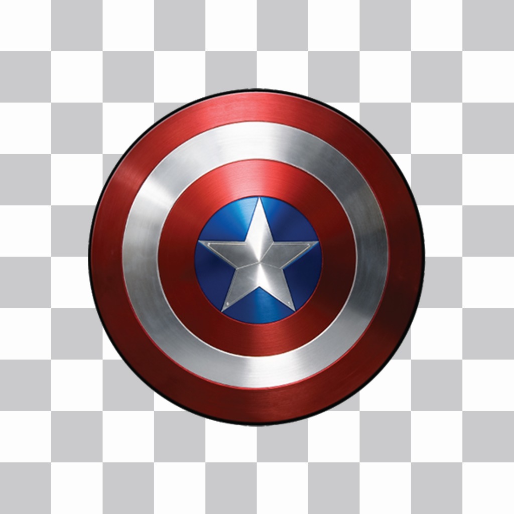 Captain Americas escudo que você pode adicionar em suas fotos para ..