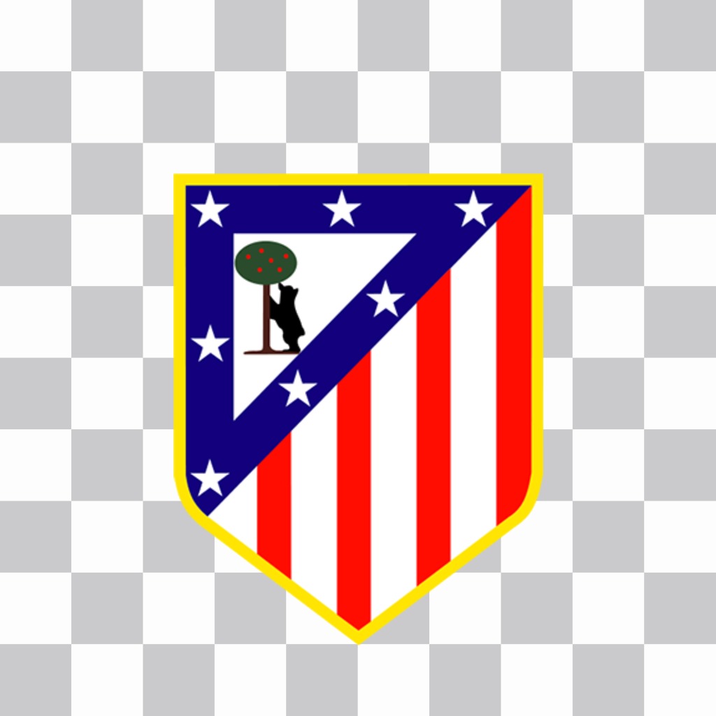 Atletico Madrid logotipo para colocar em suas fotos para ..