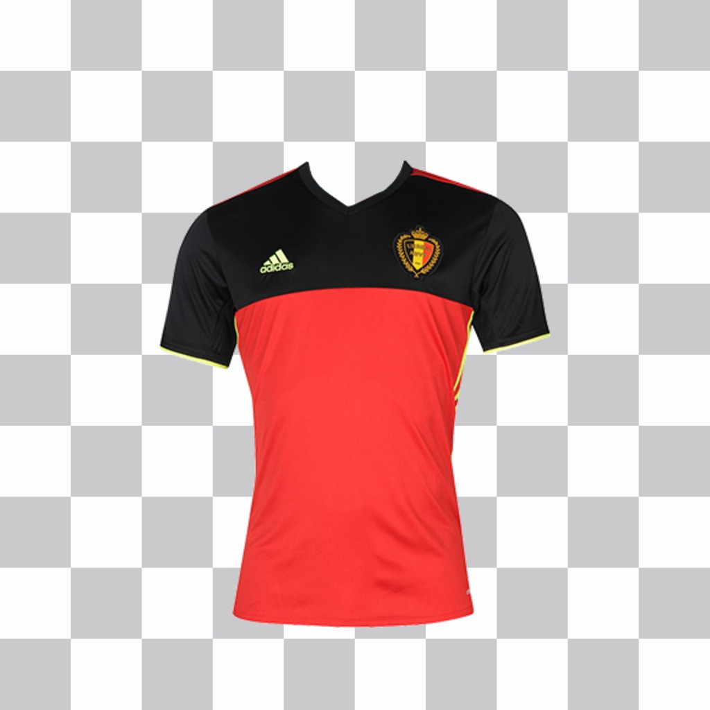 Foto efeito para editar e colocar a camisa da Bélgica, em suas fotos ..
