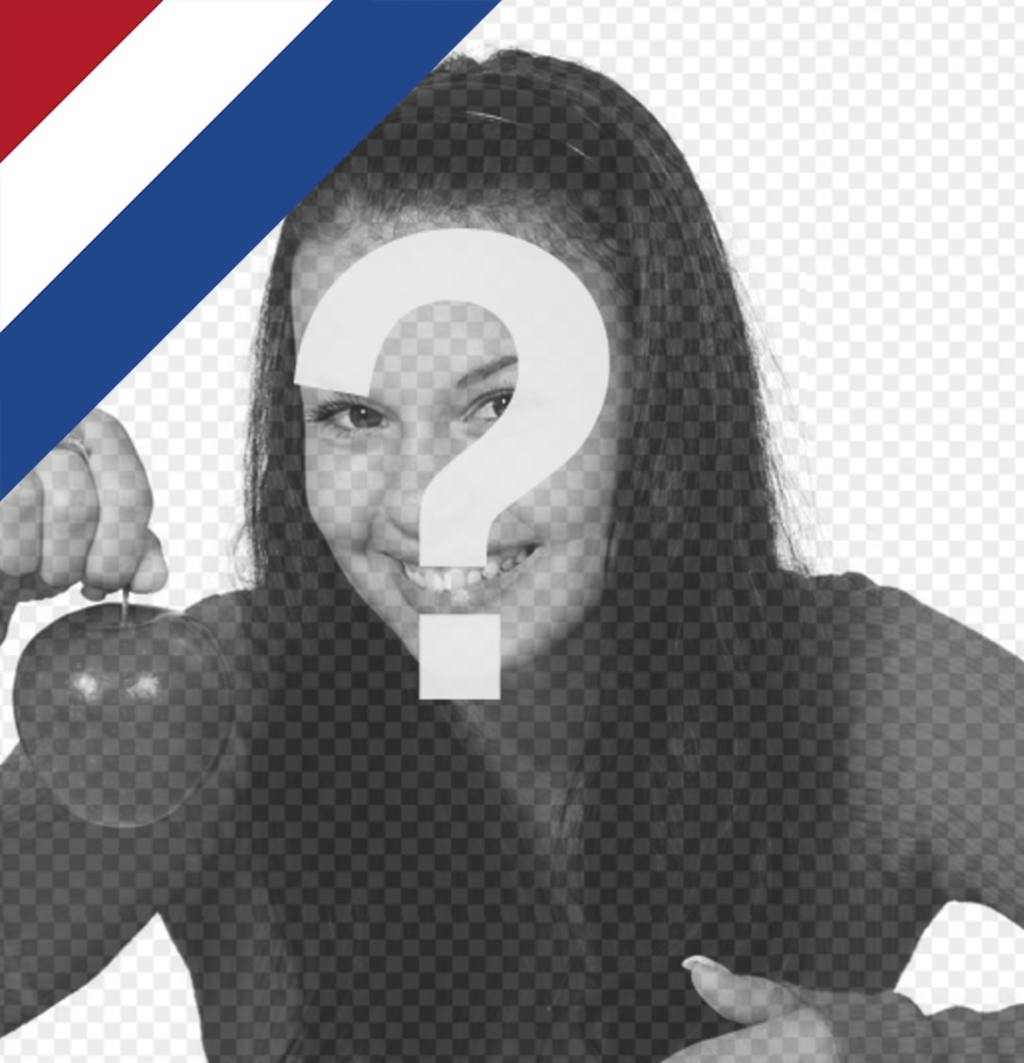 bandeira holandesa para colocar no canto de suas fotos de graça ..