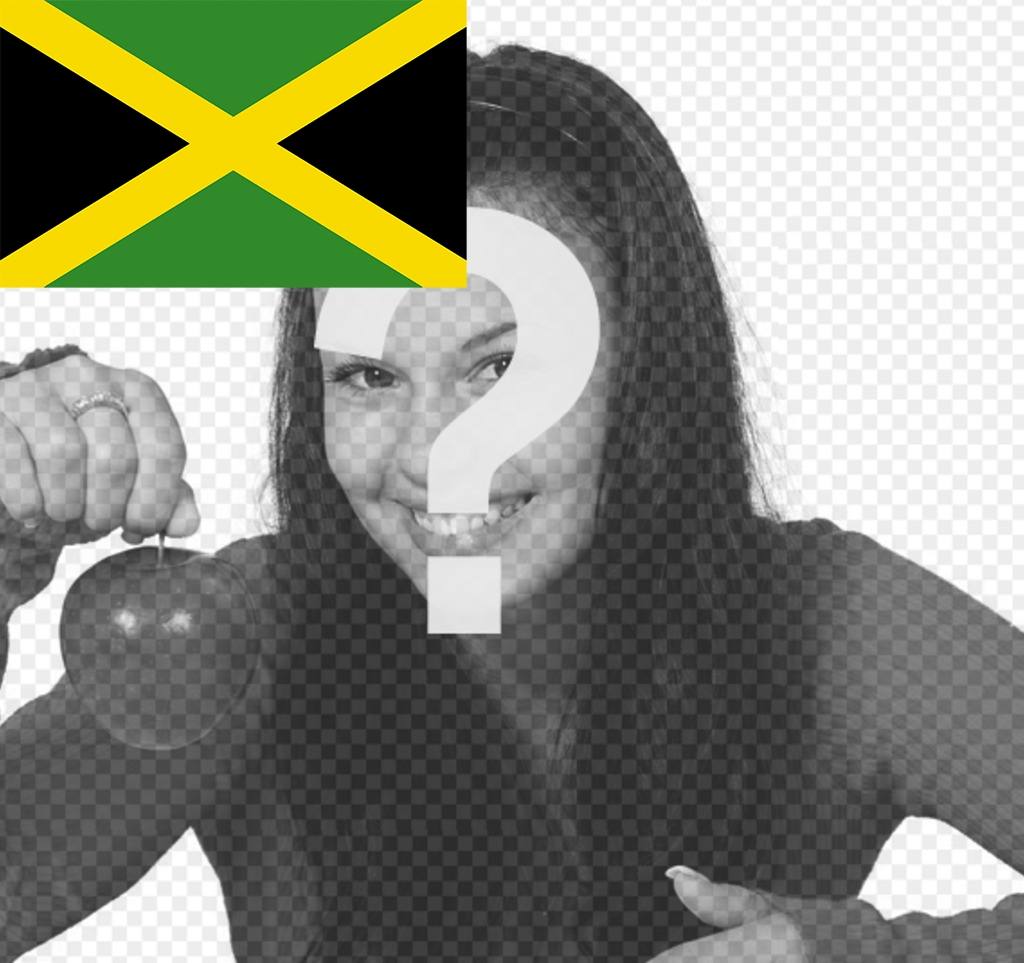 Bandeira de Jamaica para colocar em um canto de suas fotos para ..