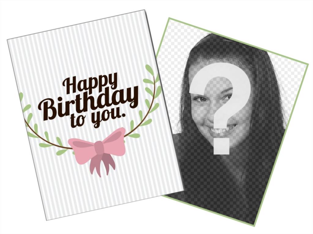 cartão customizável bonito para desejar um feliz aniversário em linha ..