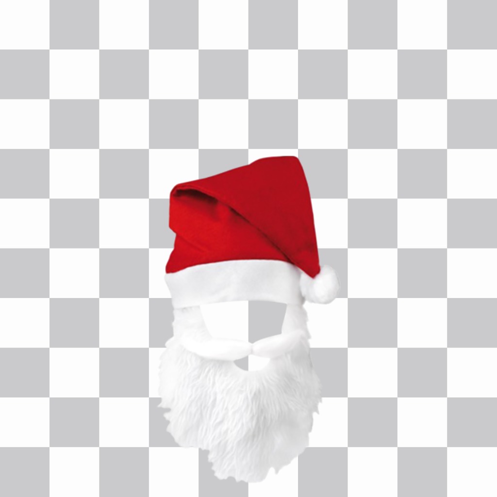 Chapéu e barba de Papai Noel de vestir-se online com as suas fotos ..