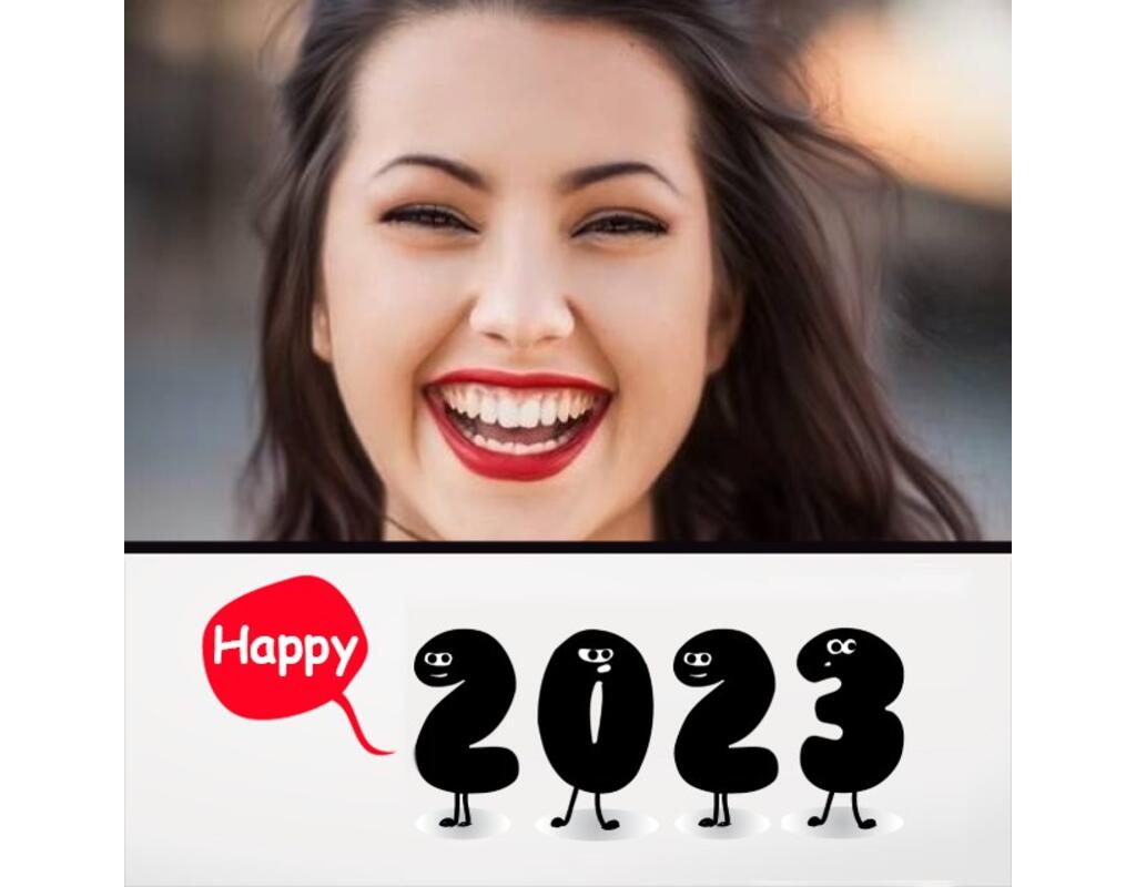 Cartão online para felicitar o novo ano 2024 ..