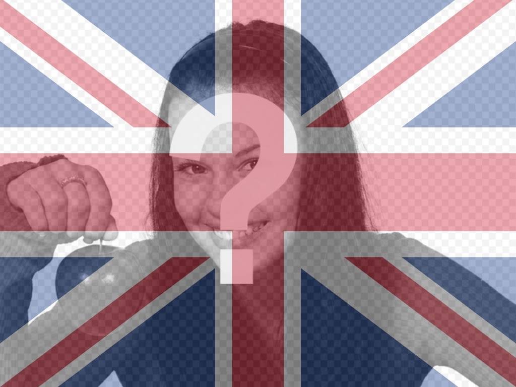 Filtro de bandeira do Reino Unido para sobrepor em sua foto ..