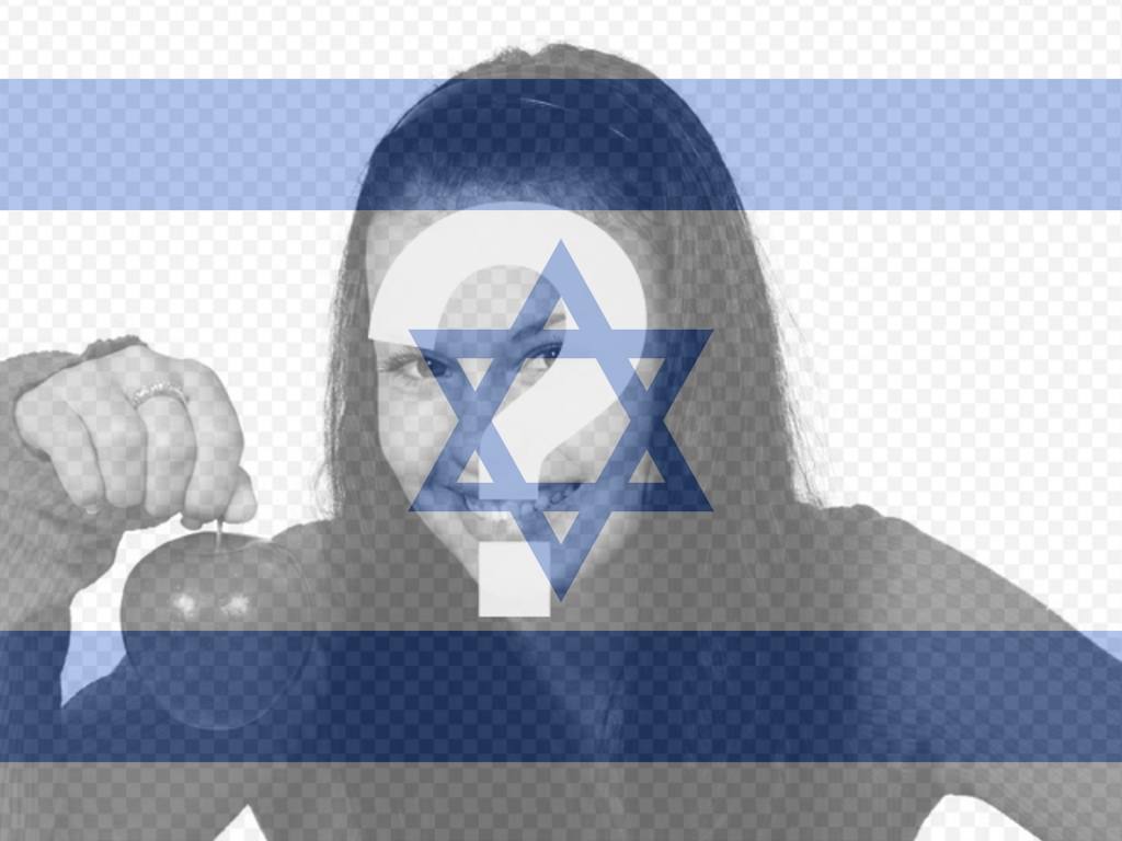 Bandeira de Israel para colocar em sua foto de perfil ..