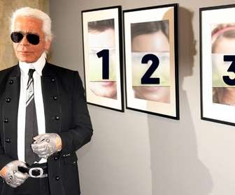 foto efeito juntamente com karl lagerfeld coloque sua foto nas fotos