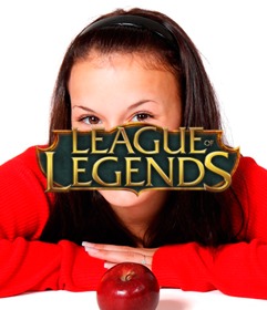 tipo logo do jogo league of legends