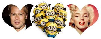 fotomontagem uma foto da capa do facebook duas imagens com minions