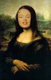 Fotomontagem da Mona Lisa para colocar seu rosto em linha