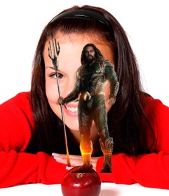 Fotomontagem do Aquaman para colocar em sua foto.