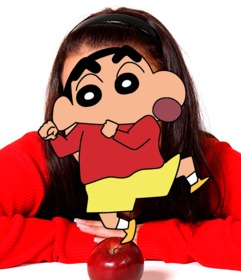 Fotomontagem com Shin Chan Shinnosuke Nohara