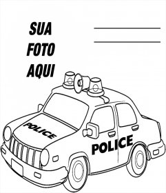 Desenhos Moto. Carros de policia infantil. Desenho da policia em