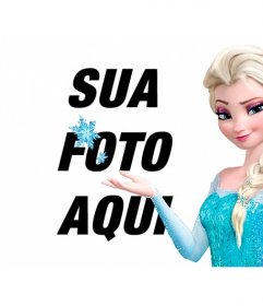 Convite aniversário frozen online para editar Edite Online