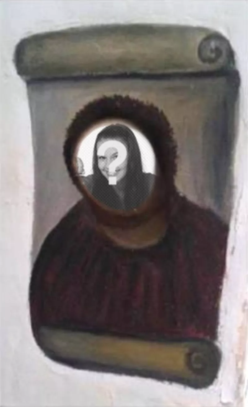 Fotomontagem da restauração do Ecce Homo, (Ecce Mono) para fazer com sua..