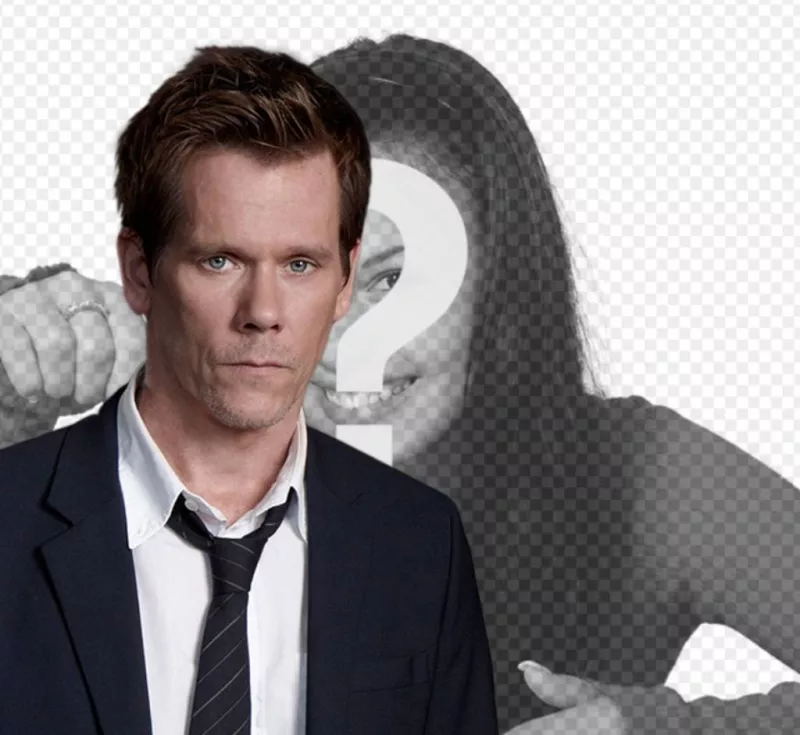 Faça esta fotomontagem e ter uma foto com Kevin Bacon, ator da série de TV 