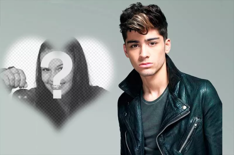 Fotomontagem para colocar sua foto junto com Zayn Malik da One..