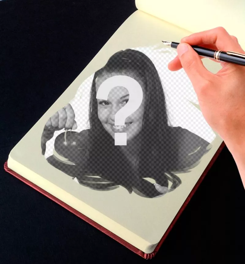 Fotomontagem um sketchbook para transformar suas fotos em obras de arte. ..