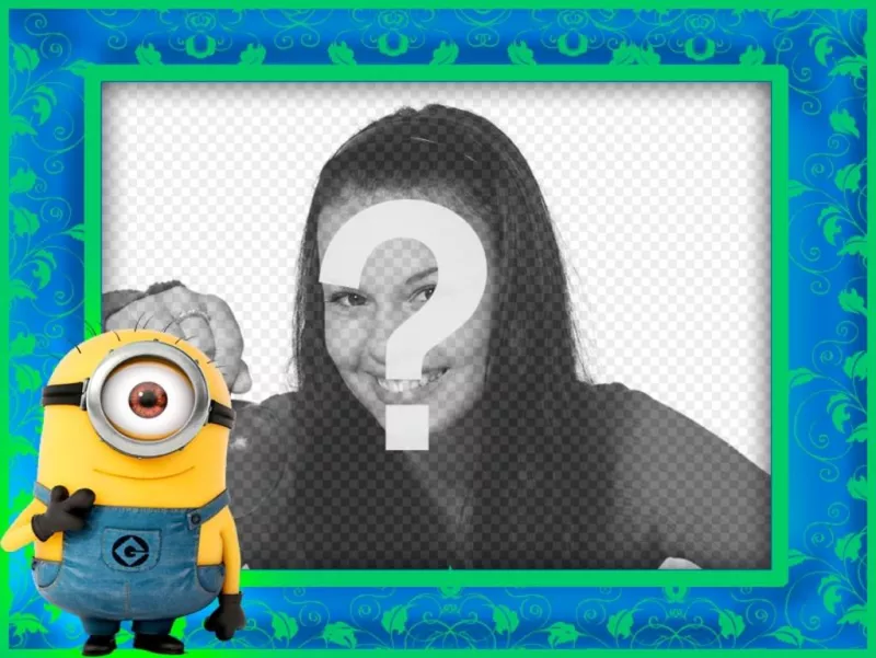 Moldura com Minion do filme 