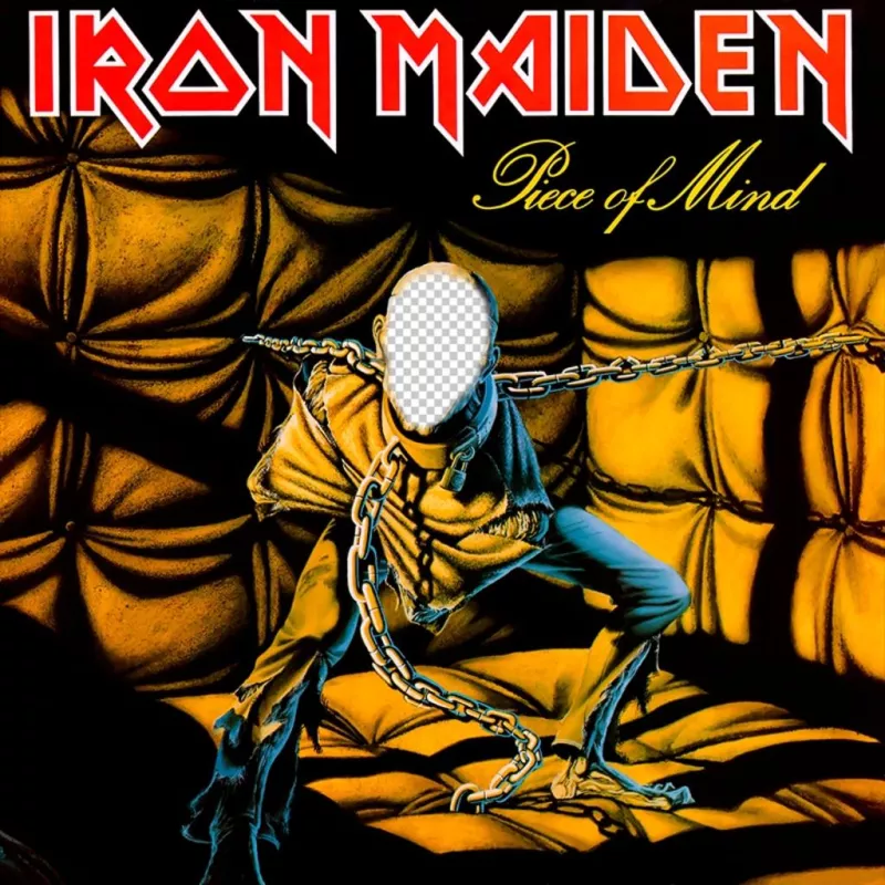 Fotomontagem de capa do CD do Iron Maiden para adicionar o seu rosto ..