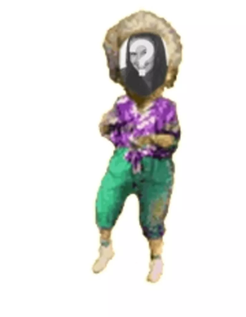 Animação de dança da mulher mais velha personalizado com sua..