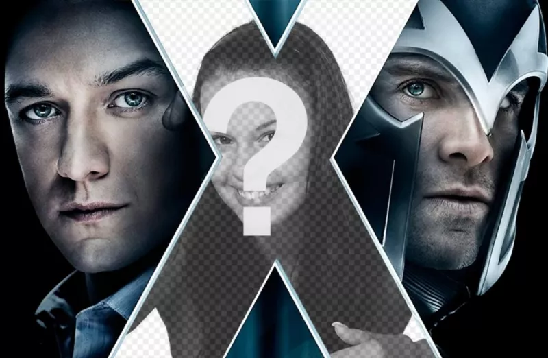 X-Men cartaz com sua foto ..