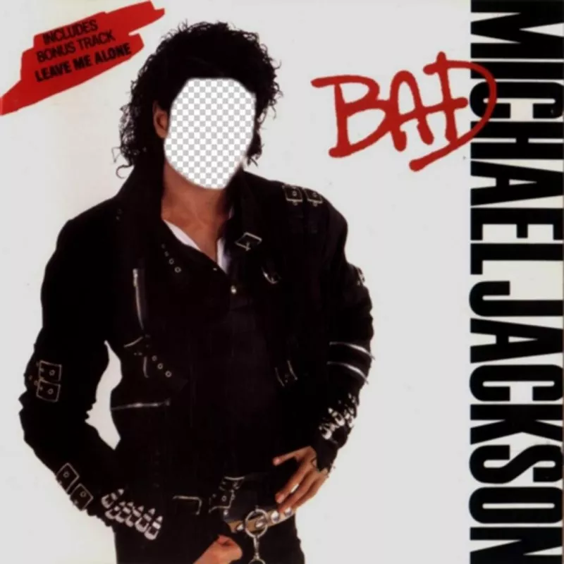 Seja Michael Jackson na capa de seu álbum ..