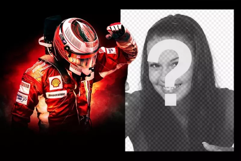 Fotomontagem de Kimi Räikkönen ..