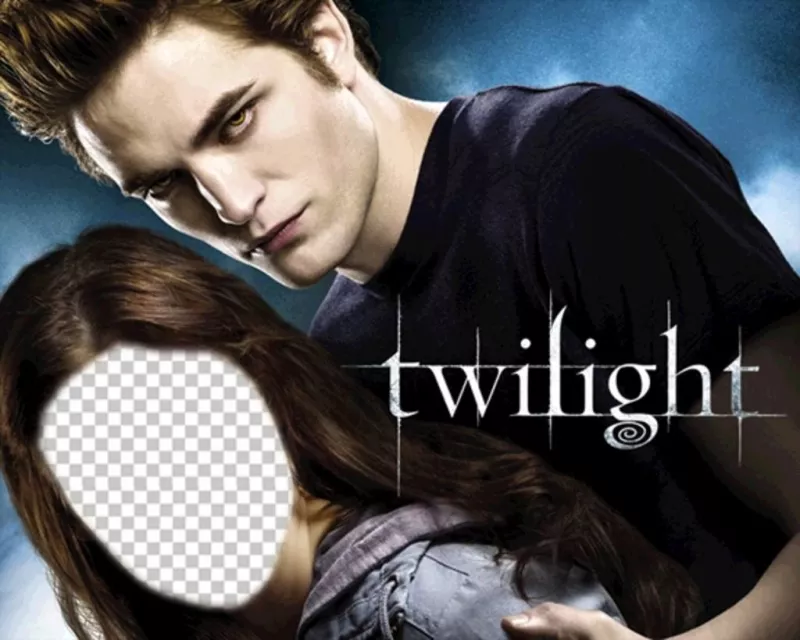 Fotomontagem para aparecer no cartaz do Crepúsculo filme como Bella ..