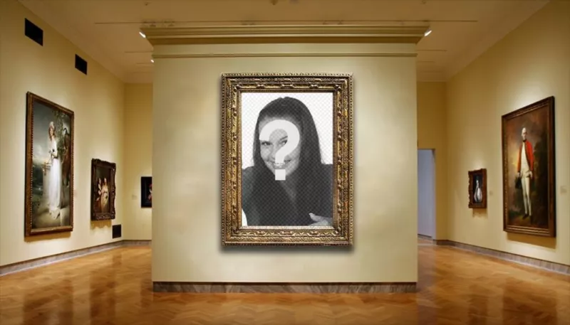 Fotomontagem para colocar sua foto no Louvre ..