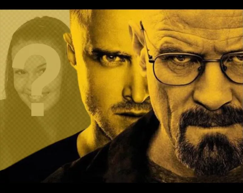 Adicionar o seu rosto para esta foto efeito da famosa série Breaking Bad ..