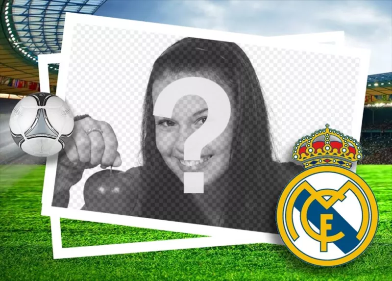 Real Madrid escudo para adicionar às suas fotos ..