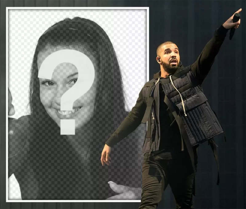 Registra-se para Drake no carregamento concerto do seu foto efeito ..