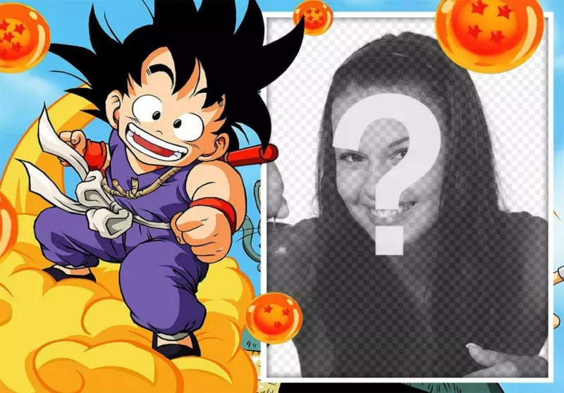 Fotomontagens e quadros com Son Goku ..