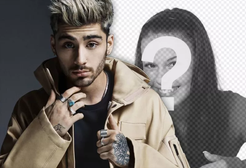 Efeito da foto para os fãs de Zayn para editar com uma foto ..