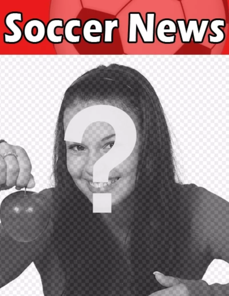 Sua foto na capa de uma revista britânica chamado futebol temático Soccer News. ..