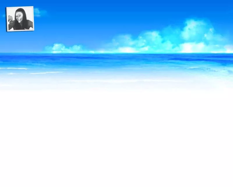 Fundo do twitter céu azul e mar personalizados com sua..